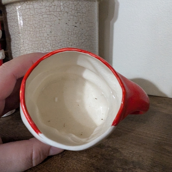 Vintage Santa Mug Antique Christmas Holiday Decor Cottagecore Farmhouse MCM - Picture 4 of 7
